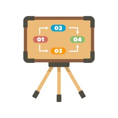 Poster - work management icon. flat illustration of work management vector icon for web design