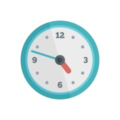 Poster - office wall clock icon. flat illustration of office wall clock vector icon for web design