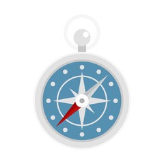 Poster - Navigation ship compass icon. Flat illustration of navigation ship compass vector icon for web design