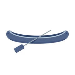 Poster - modern kayak icon. flat illustration of modern kayak vector icon for web design