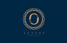 Luxury Letter O Logo Alphabet For Company Logo Icon Design