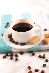 Poster - coffee cup and brown sugar