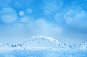 Wall Mural - winter background. ice pattern on a frozen window..template for design.