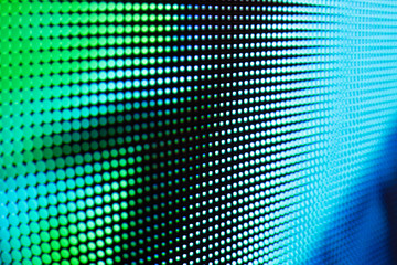 Wall Mural - LED video wall with high saturated pattern