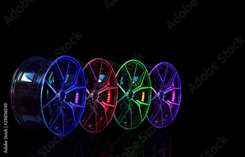 Fotomural Alloy car, fashion, new technology that separates from the white background