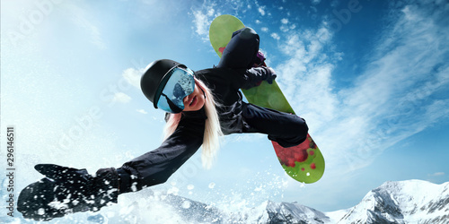 Fototapety Sporty Zimowe  snowboard