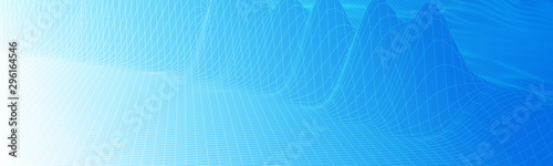 Abstract vector wireframe l...