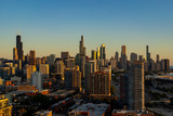 Fototapeta Nowy Jork - Chicago Skyline 7