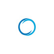 Creative circle logo, vector icon.