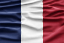 France National Holiday. French Flag Background With Stripes And National Colors. Tricolor.