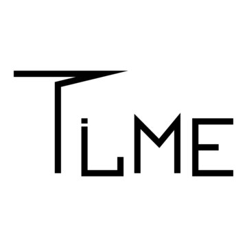 time lettering vector illustration isolated