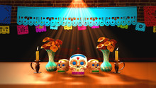 Day Of The Dead Offering, Mexican Ofrenda