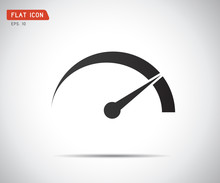 Performance Measurement. Logo Speed, Icon Vector Illustration