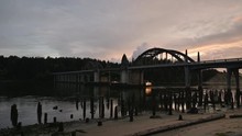 Siuslaw River Bridge Spans The Siuslaw River On U.S. Route 101 In Florence, Oregon