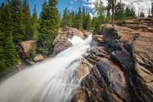Alberta Falls In The Rocky Mountain National Park, Colorado