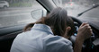 © ryanking999 - woman feel depressed in car