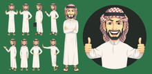 Arab Man Character Set