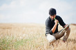 © AS Photo Family - South asian agronomist farmer inspecting wheat field farm. Agriculture production concept.