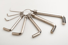 Set Of Iron Metal Allen Keys