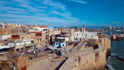 Akko Port cityscape View, Israel