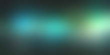Aurora Borealis Blurred Pattern. Green Blue Cyan Spotlights On Black Background. Flare On Dark Banner. Festive Night Party Illustration. Secret Interactive Shiny Backdrop. Gloss Metal Texture.
