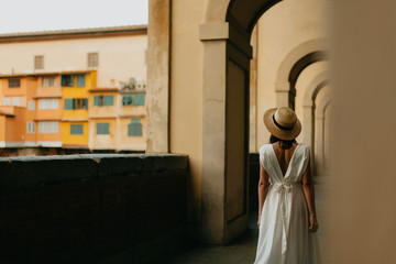 Old streets of Genoa in Italy