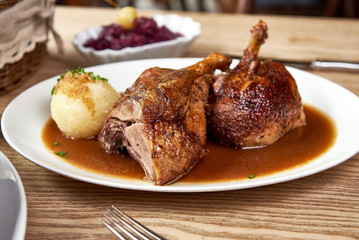 Ente gebraten Entenbraten Weihnachten 