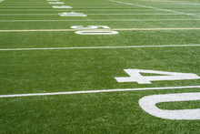 Perspective View Looking Down Football Field