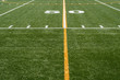 fifty yard line on football field