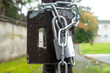 © Matthew Ashmore - A gate is secured shut with a padlock and chain.