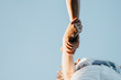 © letizia haessig photography/Westend61 - Young couple holding hands, from above