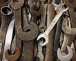 © Jeremy Martin - Close up view of different sizes of wrenches