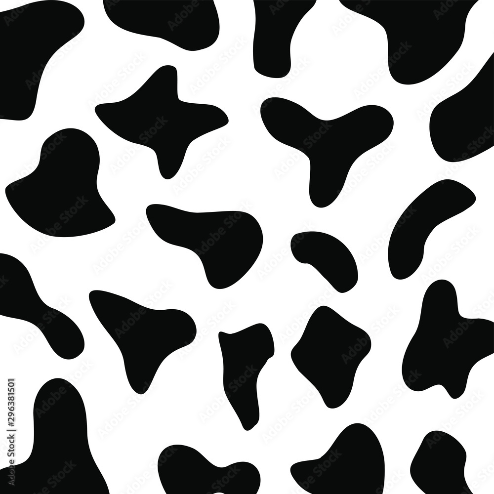 Cow print. Cowboy - Cow texture pattern Stock Vector | Adobe Stock