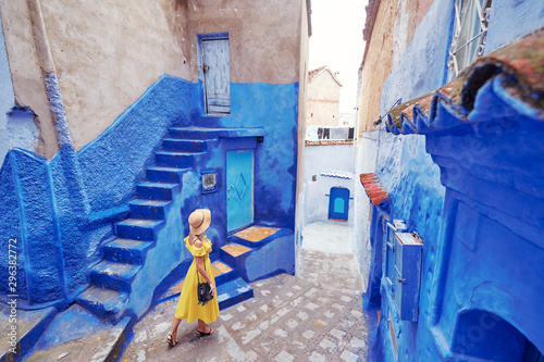 Fotomural Colorful traveling by Morocco