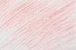 © sema_srinouljan - red stroke crayon drawing sketch on white paper background.