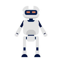 Sticker - Humanoid icon. Flat illustration of humanoid vector icon for web design