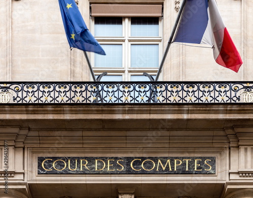 Fotografía Paris, France: Cour des comptes (Court of Audit) on Rue Cambon in Paris