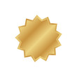 © Matias - Golden badge label. Vector gold rosette.