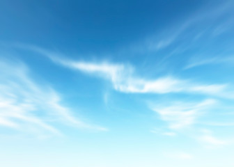 Poster - Blue sky clouds blurred during morning open view out windows beautiful summer spring and peaceful nature background.