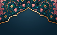 Luxury Ornamental Mandala Design Background. Vector Illustration