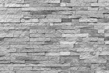 White Natural Facade Stone Decoration Quartzite Background Texture. Modern Granite Stone Wall.