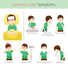  Man With Common Cold Symptoms
