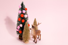 Christmas Trees And Reindeer