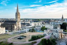 Caen, Castle And Church