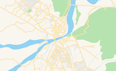  Printable street map of Jammu, India