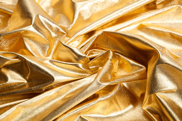 pattern gold fabric waves