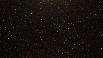Wall Mural - abstract background of flickering gold particles and light flare