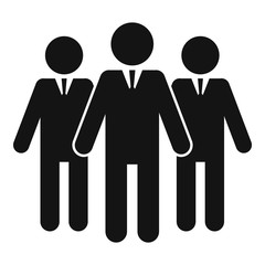 Poster - admin group icon. simple illustration of admin group vector icon for web design isolated on white ba