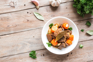 Wall Mural - Meat and Vegetables Stew