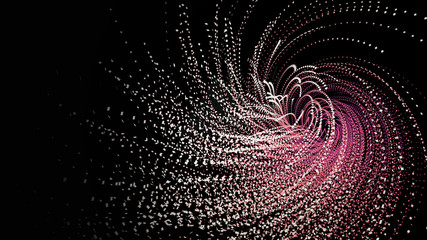 Wall Mural - abstract light whirling storm